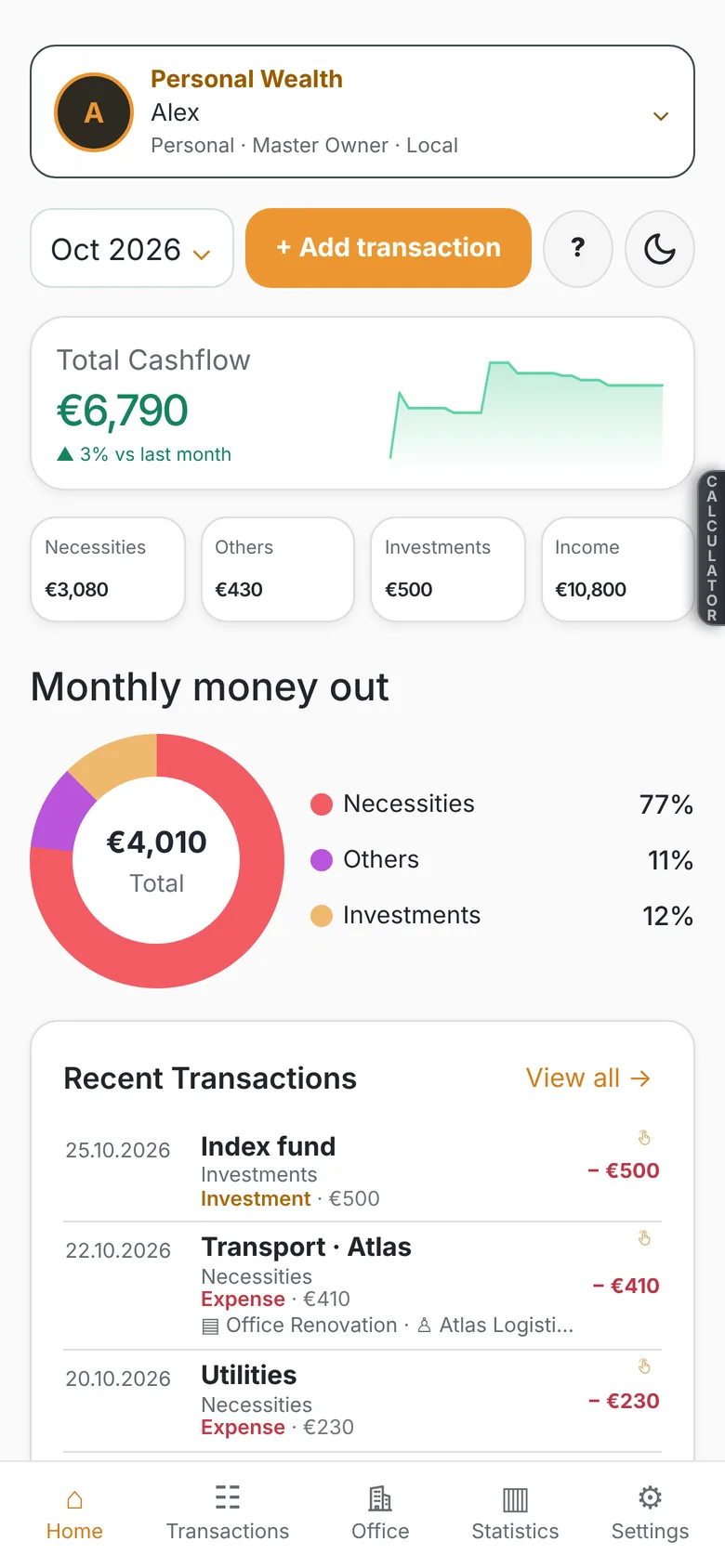 CashStudia on a phone