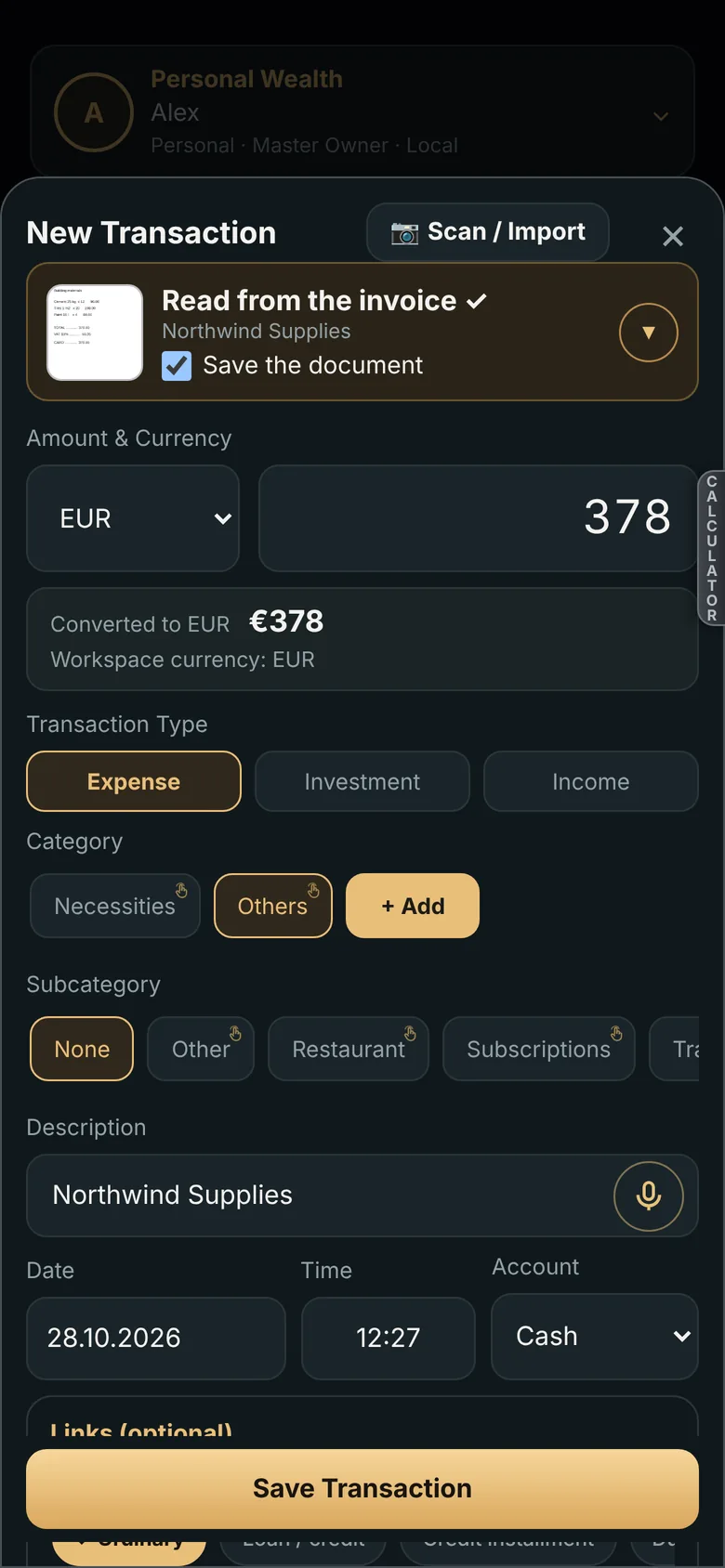 CashStudia on a phone